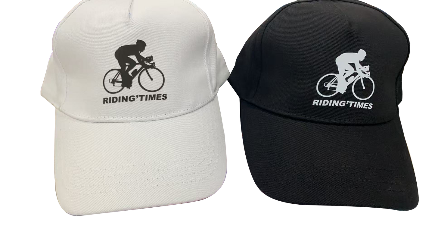 Riding'times cap – Black & White