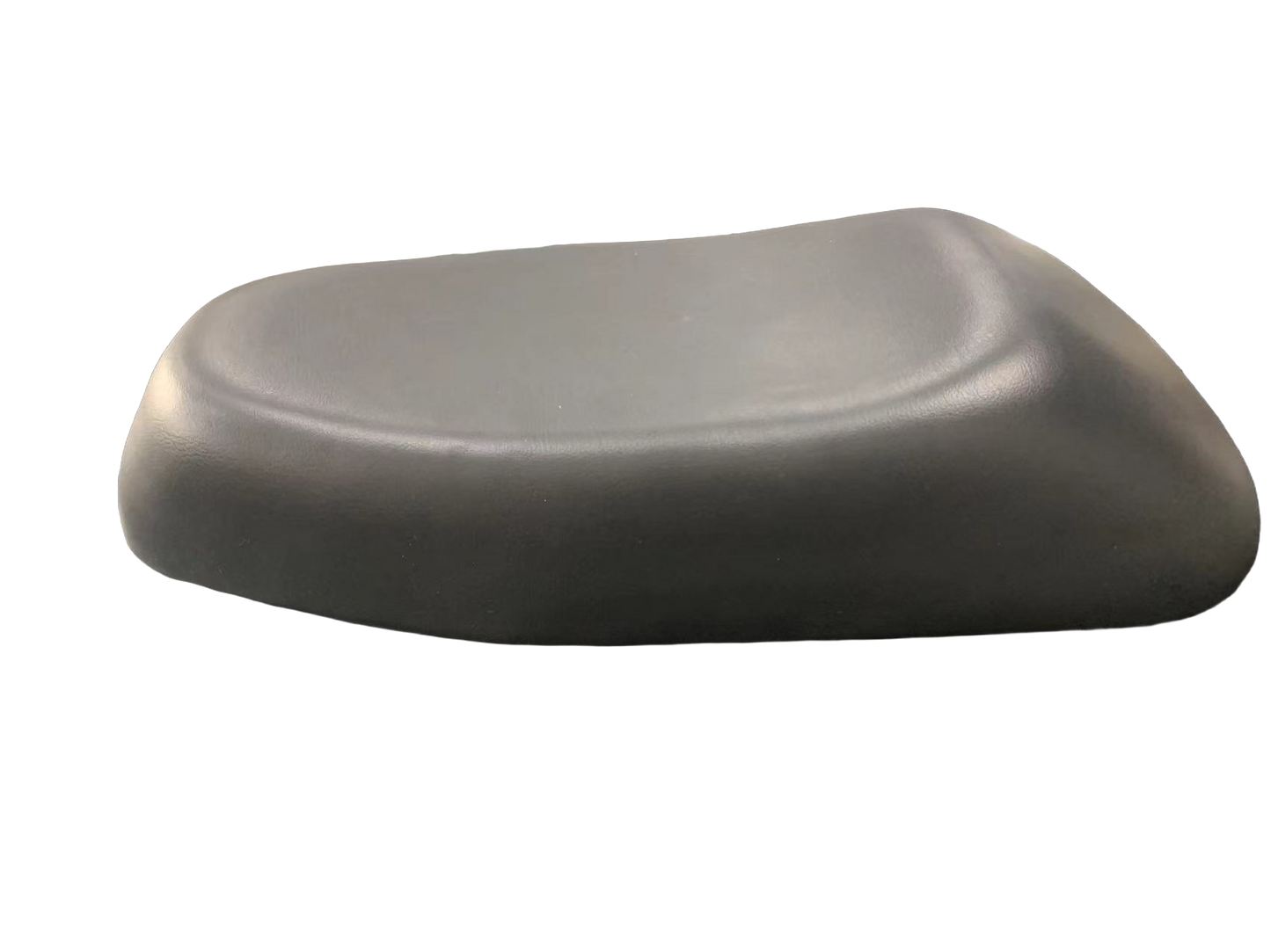 Ergonomic black e-bike seat with high-density foam cushioning and water-resistant cover for comfortable cycling rides.