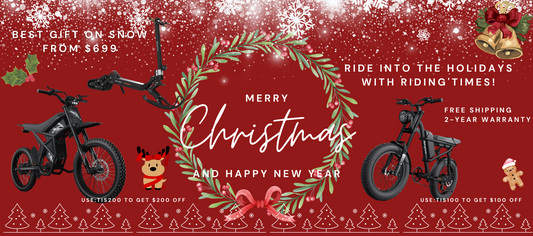 Riding Times Christmas Sale – Save Big on eBikes & Scooters