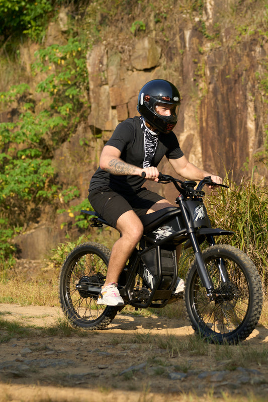 Riding Times e-bikes terrain performance on dirt trail