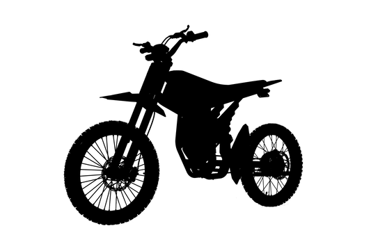 Shadow image of GT73 PRO Riding Power electric bike showcasing rugged design