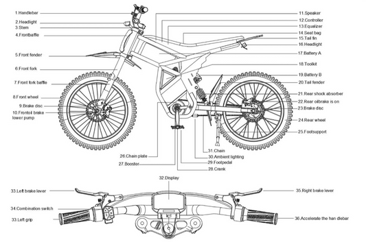 Left Brake Lever for GT73