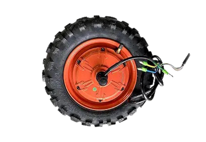 1200W wheel motor for G63 dual motor electric scooter, black alloy steel, 11-inch pneumatic wheel.