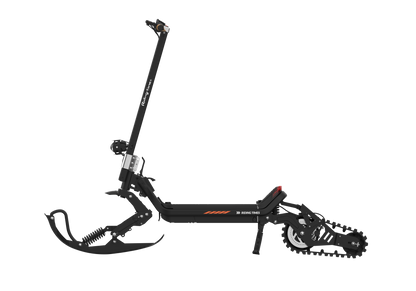 G63 Convertible Electric Scooter with ski kit attachment.