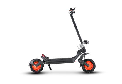 G63 Dual Motor Electric Scooter with A3 carbon steel frame and pneumatic off-road tires.