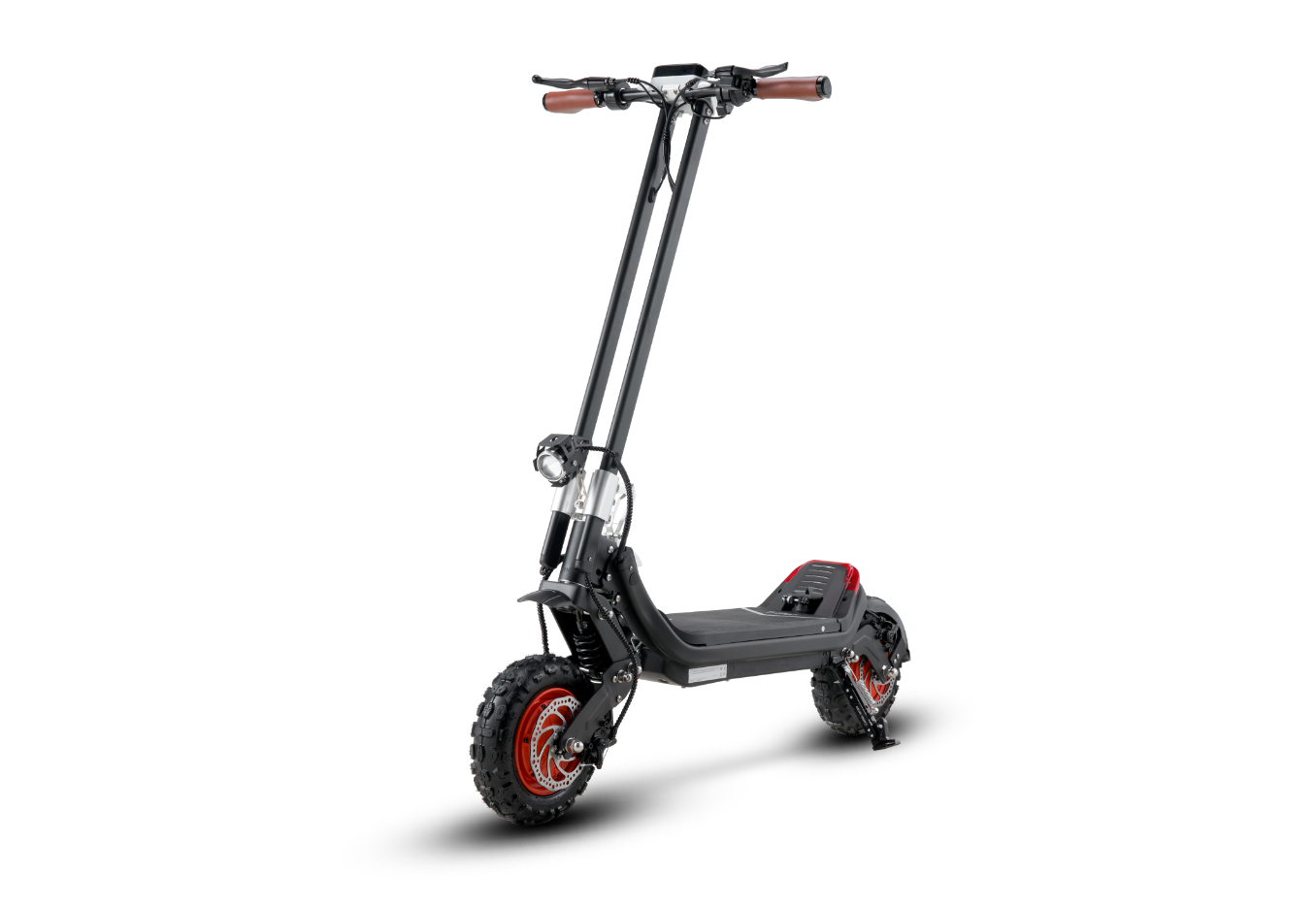 G63 Dual Motor Electric Scooter with A3 Carbon Steel frame and tubeless off-road tires.