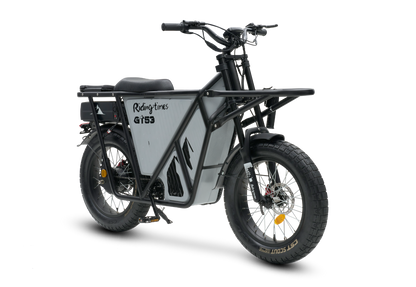 GT53 Cargo eBike with carbon steel frame and fat tires.