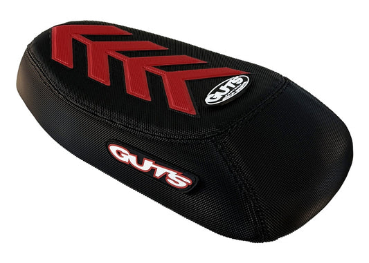 RF1 DESIGN SEAT COVER black and red cushioned e-bike seat cover for comfort