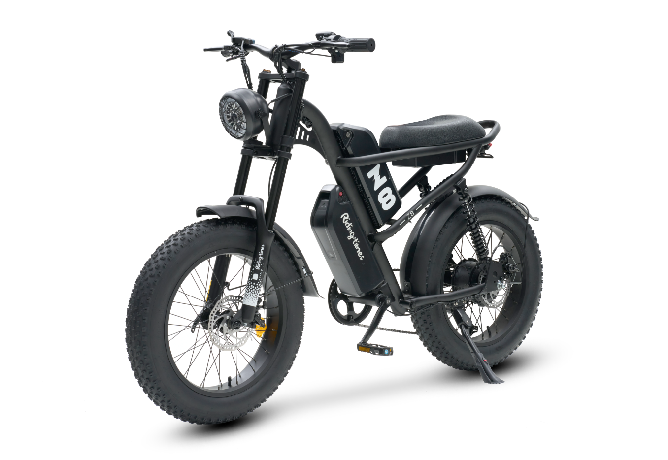 750W Fat Tire Moped Style Electric Bike