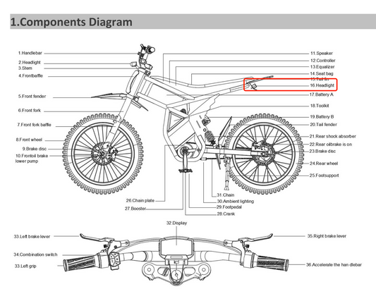 Break light for GT73